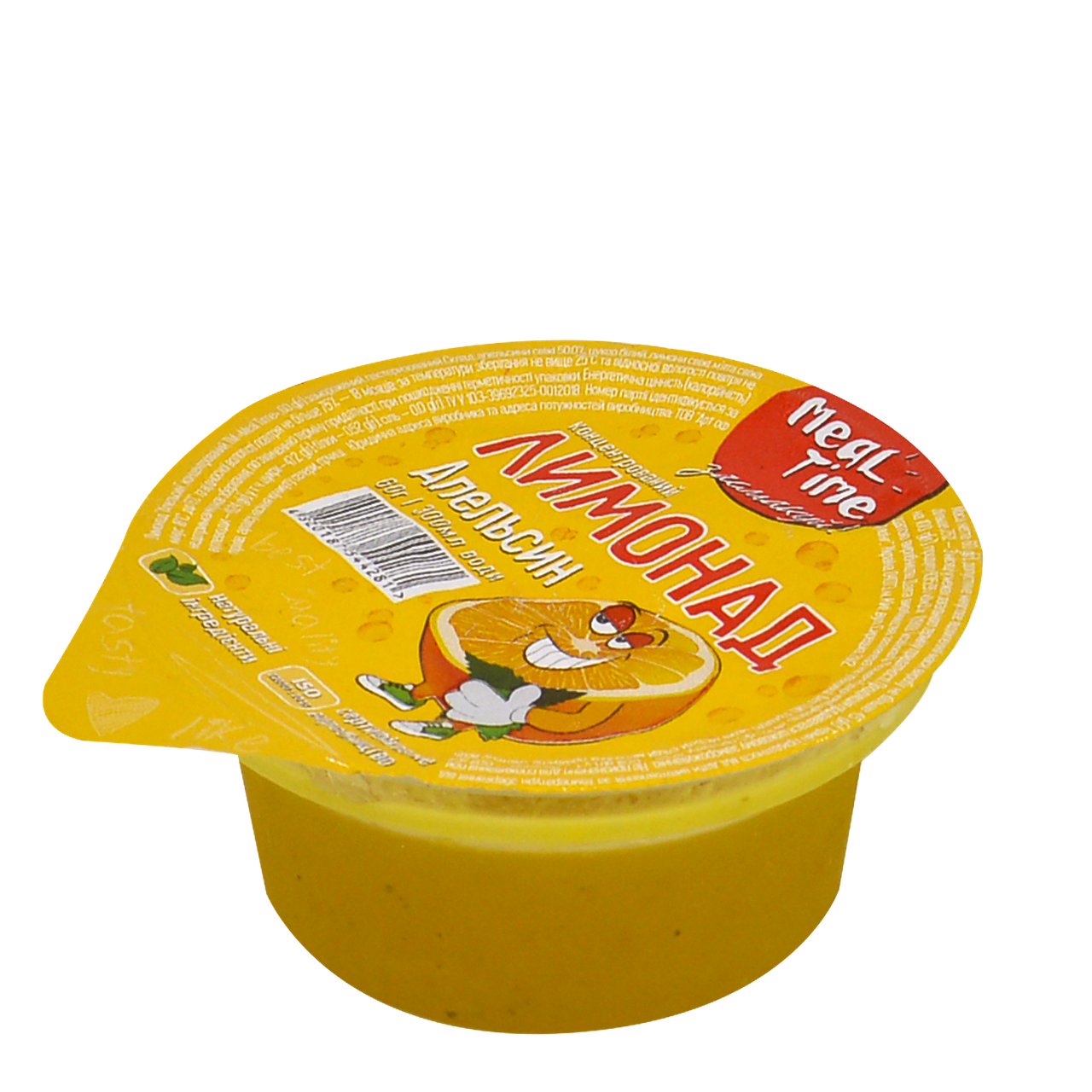 

Концентрат лимонада Meal Time "Апельсиновый" 60г (уп/24шт)
