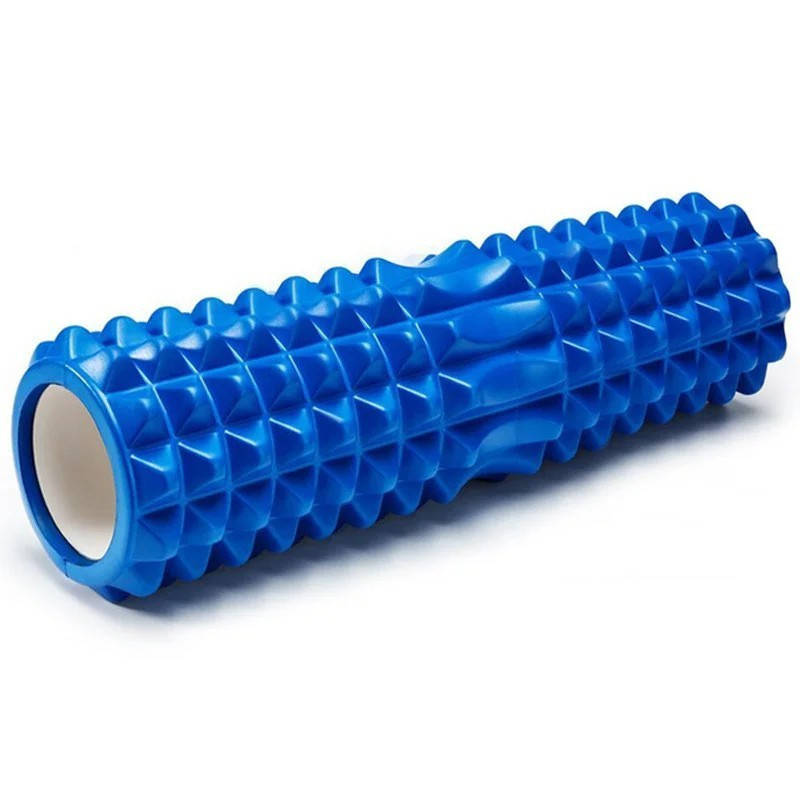 

Массажный ролик для йоги CF88 Notched Roller с выемкой Синий (45х13см) (MS 1843-BL)