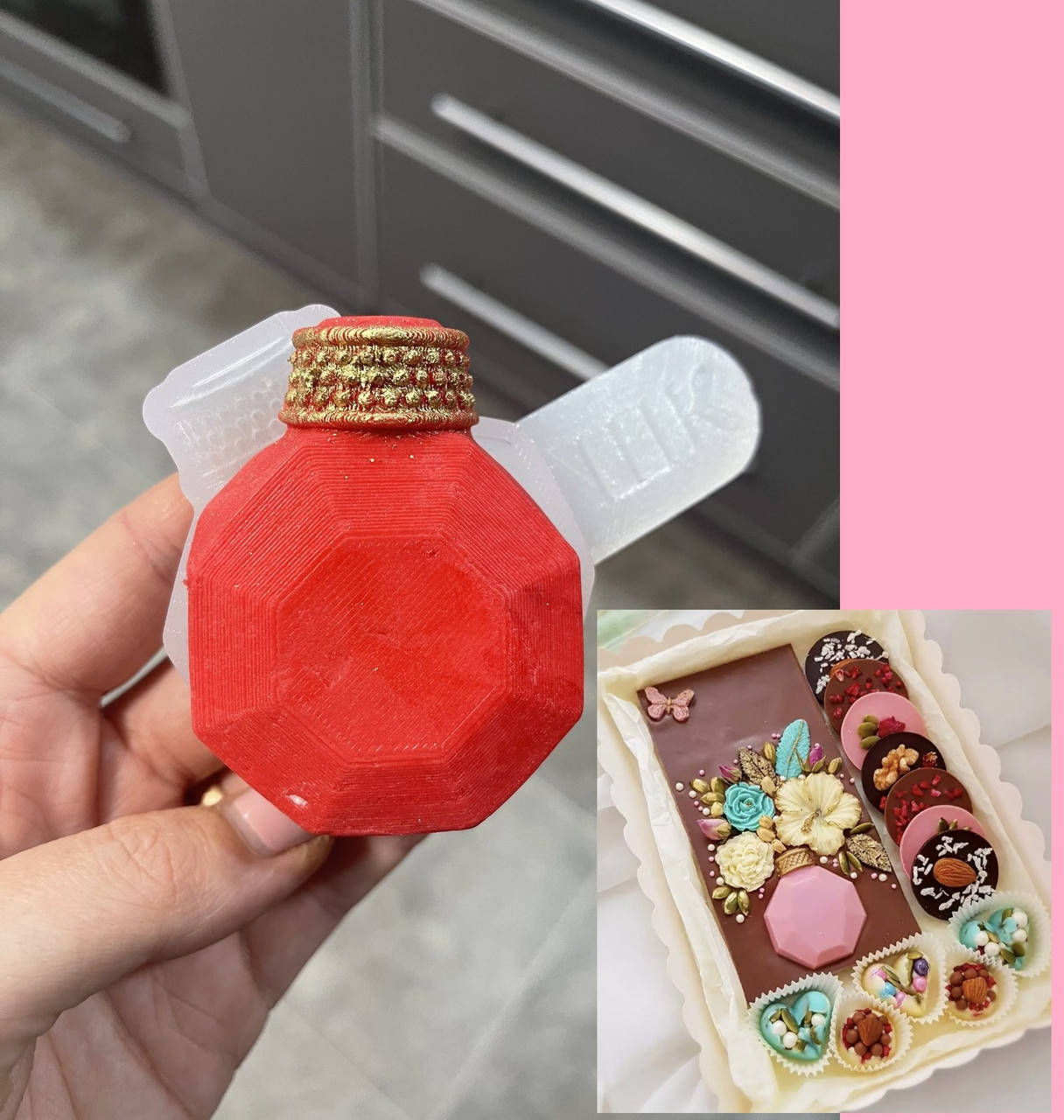 

ЭКСКЛЮЗИВ! Силиконовый Молд для леденцов, карамели, мастики и шоколада "Ваза"