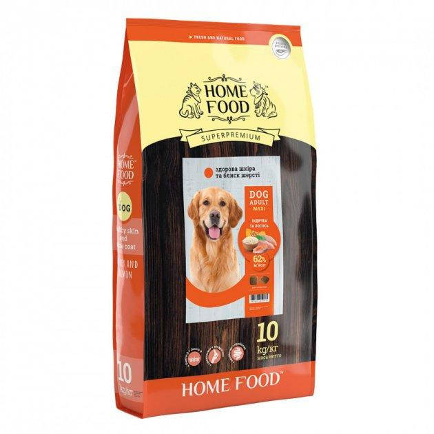 

Корм для собак Home Food Индейка и лосось для крупных пород 10 кг