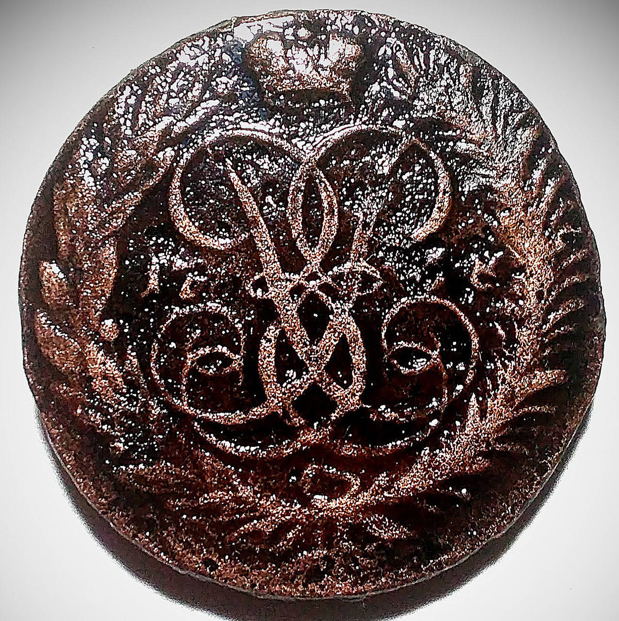 

Медная монета Российской империи 2 копейки 1758 года в состоянии VF
