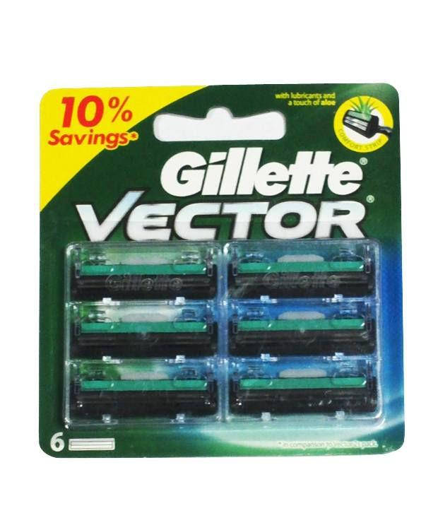 

Сменные кассеты для бритья Gillette Vector