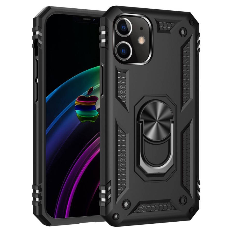 

Противоударный чехол Combo Ring для Apple iPhone 12 Mini (Разные цвета)