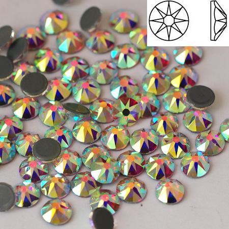 

Стразы XIRIUS 16 граней Crystal АВ SS20 Hot Fix 1440 шт Термо стразы