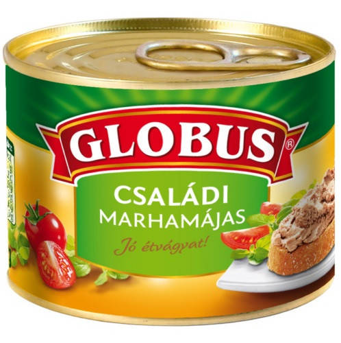 

Паштет Печеночный Говяжий Глобус Globus Csaladi Marhamajas 190 г Чехия