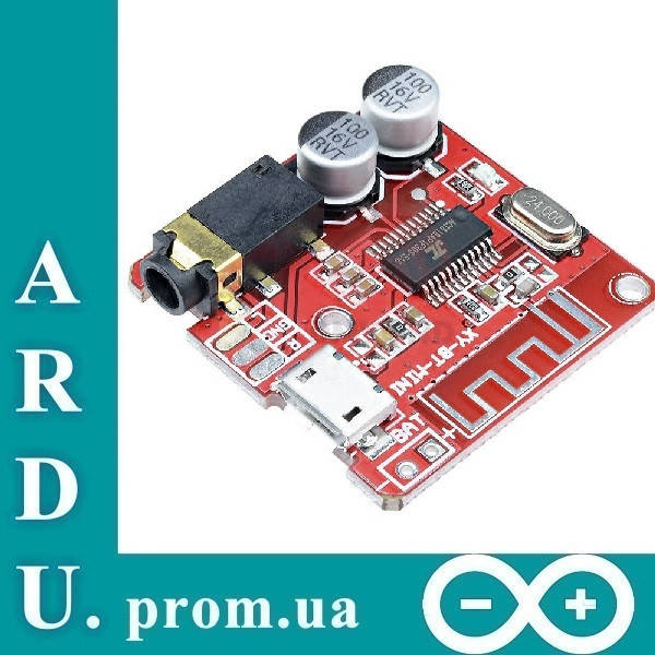 

Аудио модуль приемник XY-BT-Mini Bluetooth 4.1, DC 3.7-5В, AUX [#6-9]