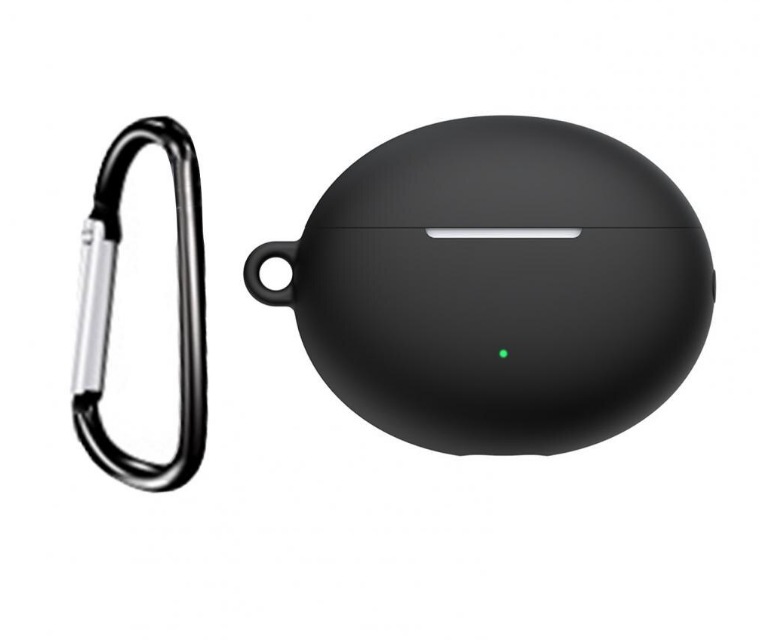 

Оригинальный чехол GXTIN на кейс для Huawei Freebuds 4i + карабин / Black