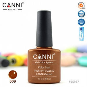 

Гель-лак CANNI № 009 ( медный металлик )