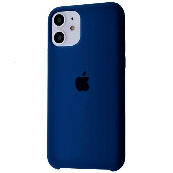 

Чехол Silicone Case для Apple iPhone 11 темно-синий