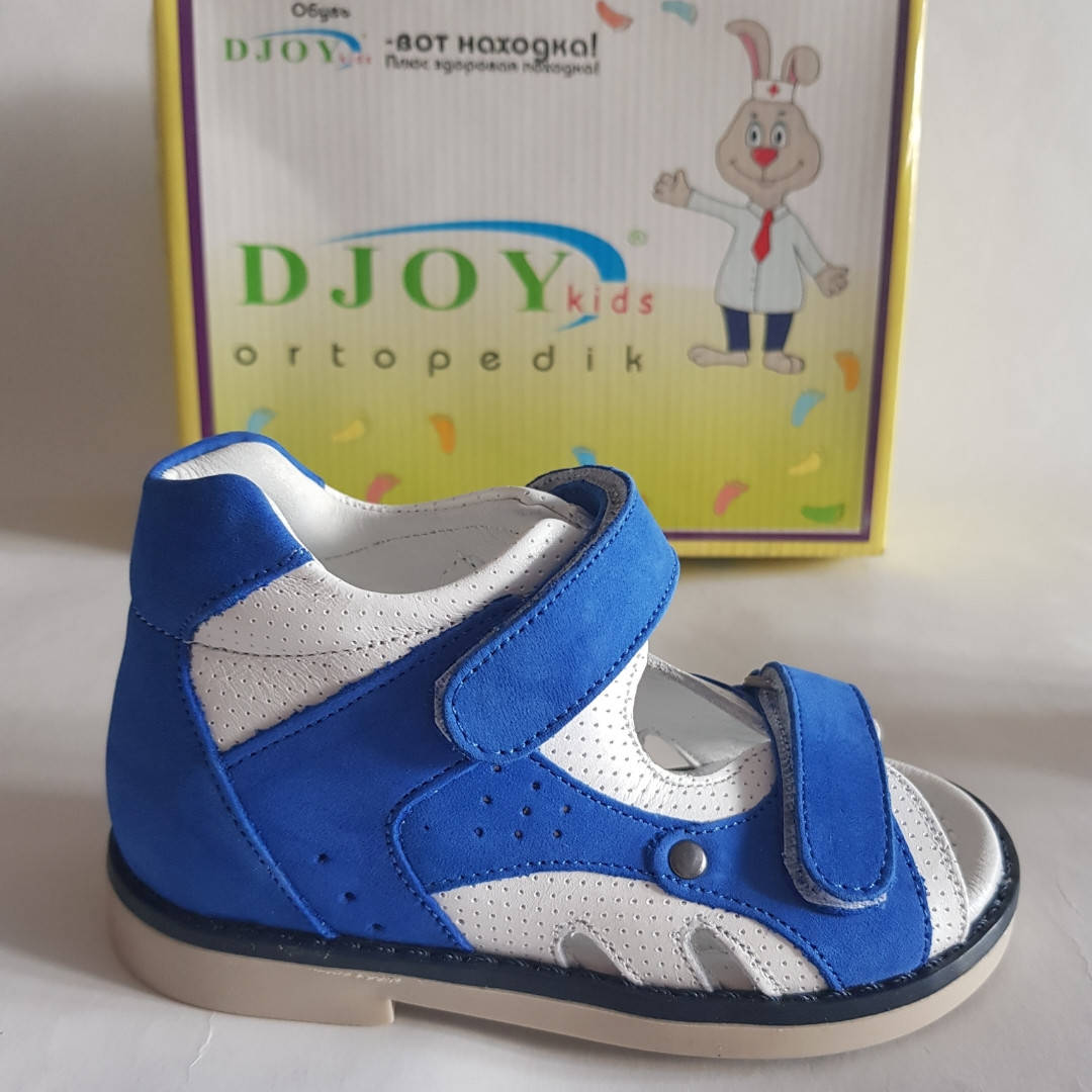 

Дитячі ортопедичні босоніжки для хлопців Djoy 23, Синий