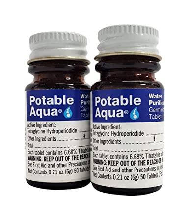 

Дезинфицирующие таблетки для очистки воды Potable Aqua, 50шт.