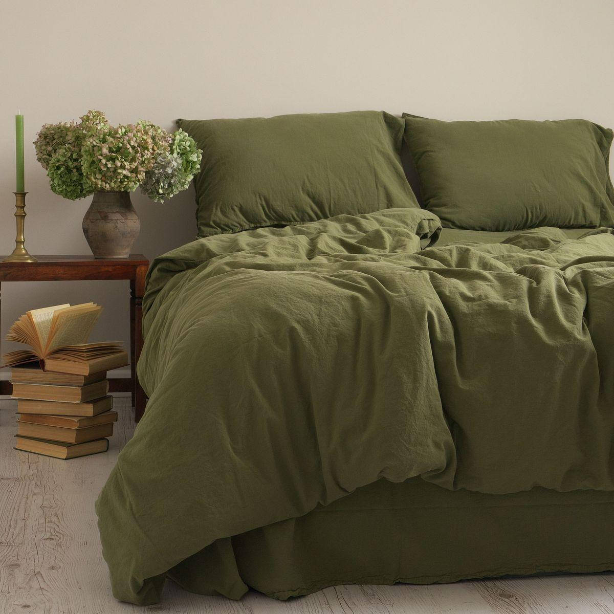 

Комплект постільної білизни 160x220х2 Limasso Capulet Olive Standart (800439), Оливковый