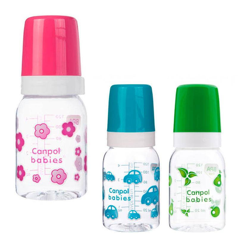 

Бутылочка Canpol Babies тритановая 120 мл 11/820, Разные цвета