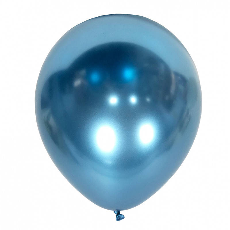 

Латексные воздушные шарики Хром Mirror Blue 5" 20шт/уп Kalisan