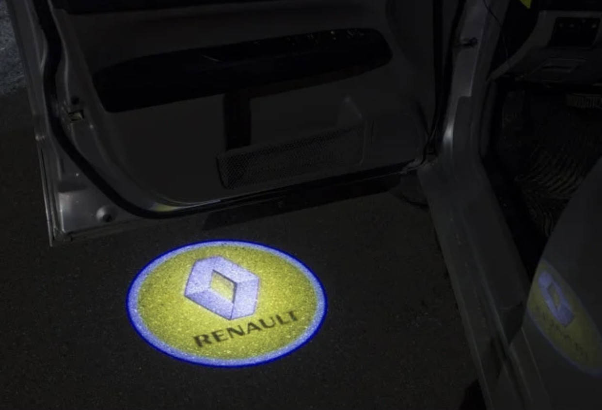

Проектор подсветка дверей с логотипом авто RENAULT