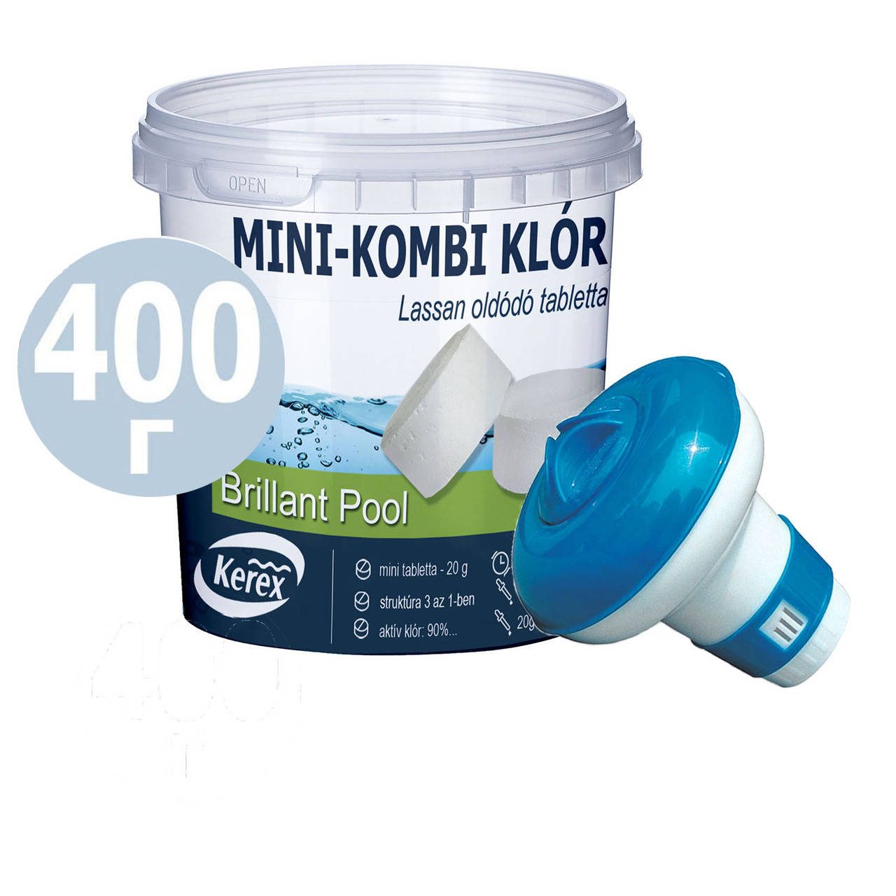 

Химия для бассейна «Аква Старт 2в1» IntexPool 80020, (MINI: хлор 400 г, поплавок)