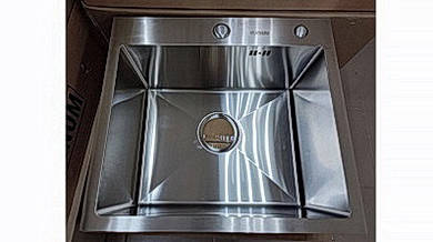 

Кухонная мойка Platinum Handmade HSB 50 * 50/230 без креплений, Матовый хром