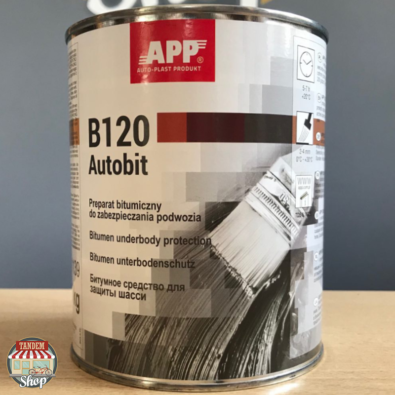 

Битумное средство для защиты шасси APP B120 Autobit, 1,3 кг Черный