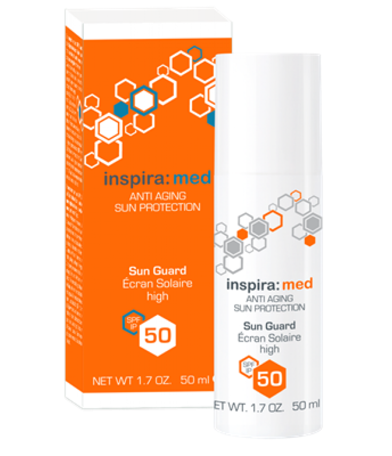 

Солнцезащитный anti-age крем SPF 50 50мл Inspira Med