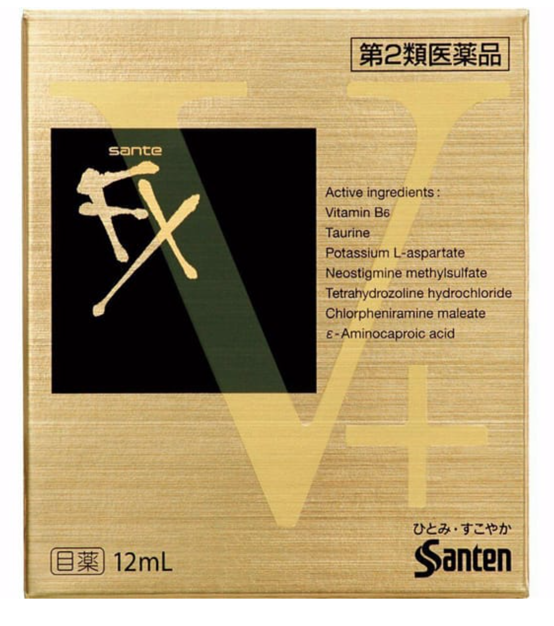 

Японские капли для глаз Sante FX V+ Santen, 12 мл