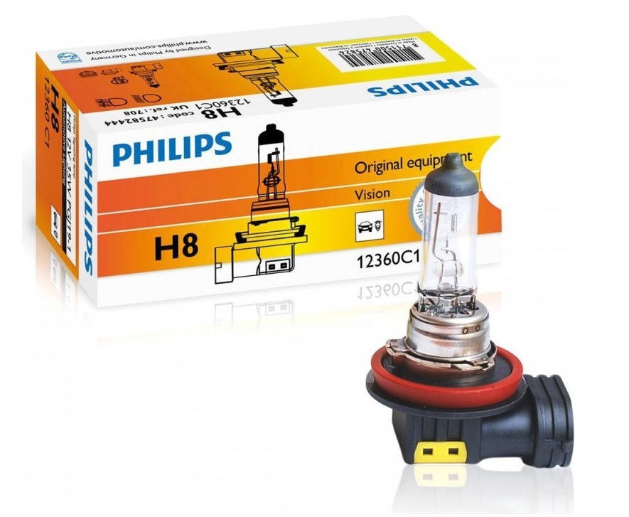

Галогенная лампа PHILIPS H8 12V 35W PGJ19-1 12360