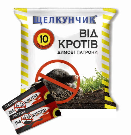 

Шашка дымовая для отпугивания крота Щелкунчик, 10 патронов