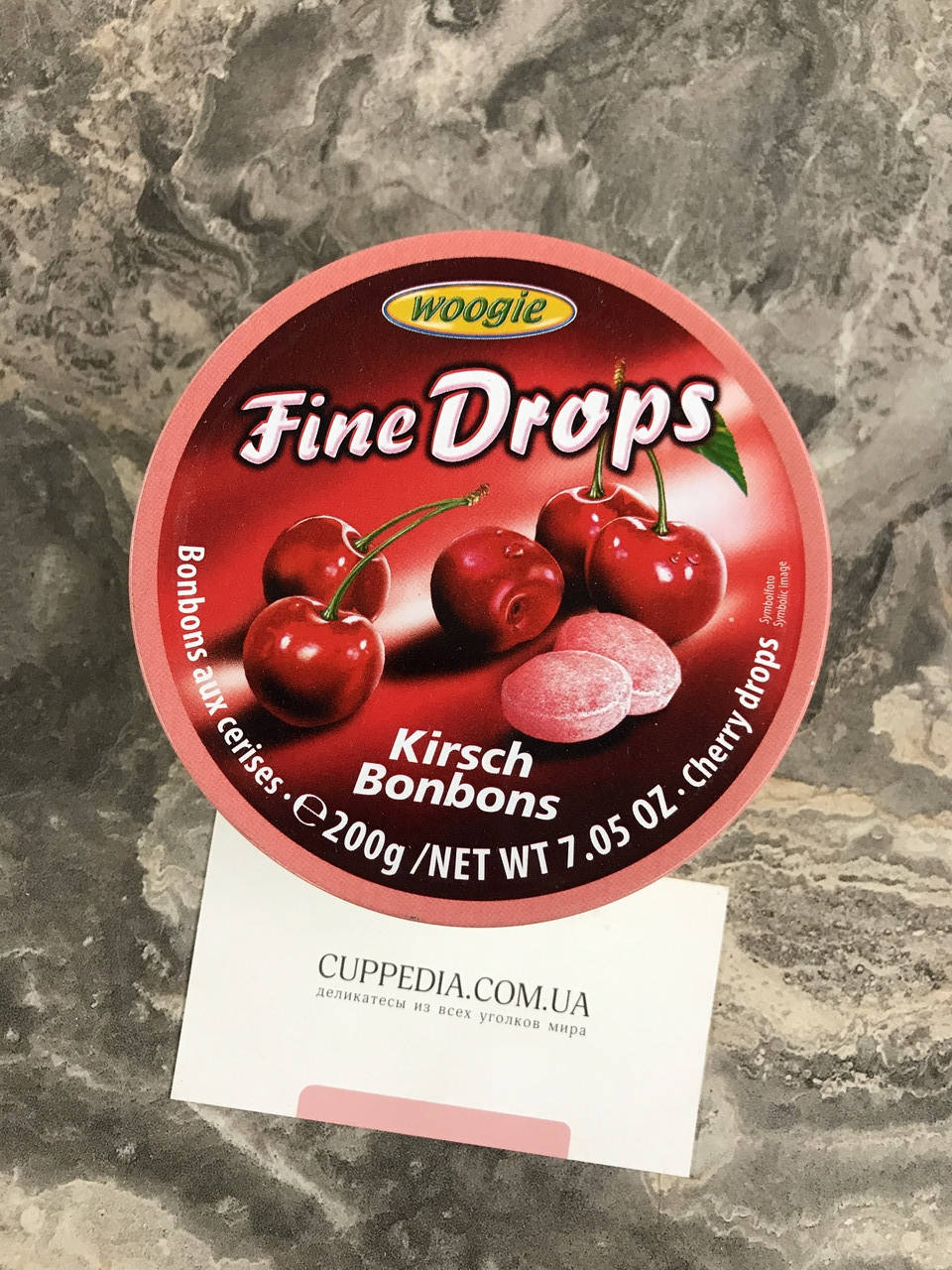 

Леденцы Woogie Fine Drops со вкусом вишни 200 грм