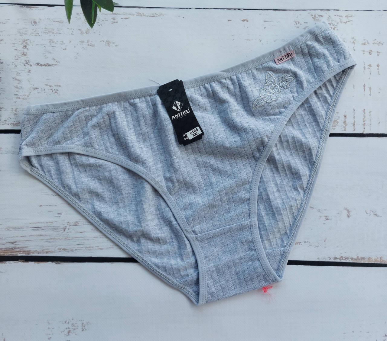 

Трусы слипы хлопок Anttifu L/XL/2XL Gray 48, Серый