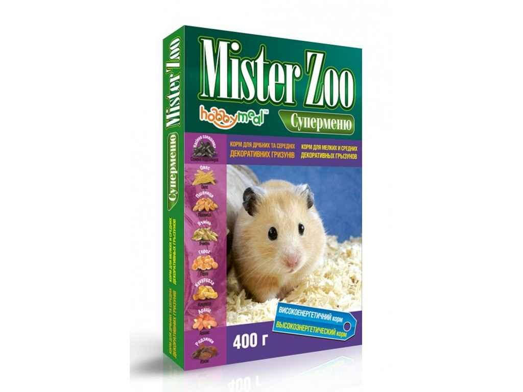 

Корм для гризунів Містер ZOO д/дріб. і сер. суперменю 400гр ТМ O.L.KAR
