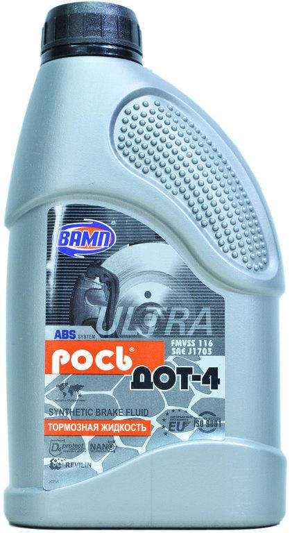 

Тормозная жидкость Дот-4 1 л ВАМП Рось (930 г)