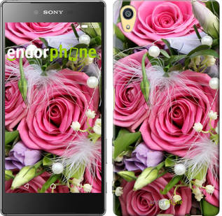 

Чехол на Sony Xperia Z5 Нежность "2916u-274", Розовый