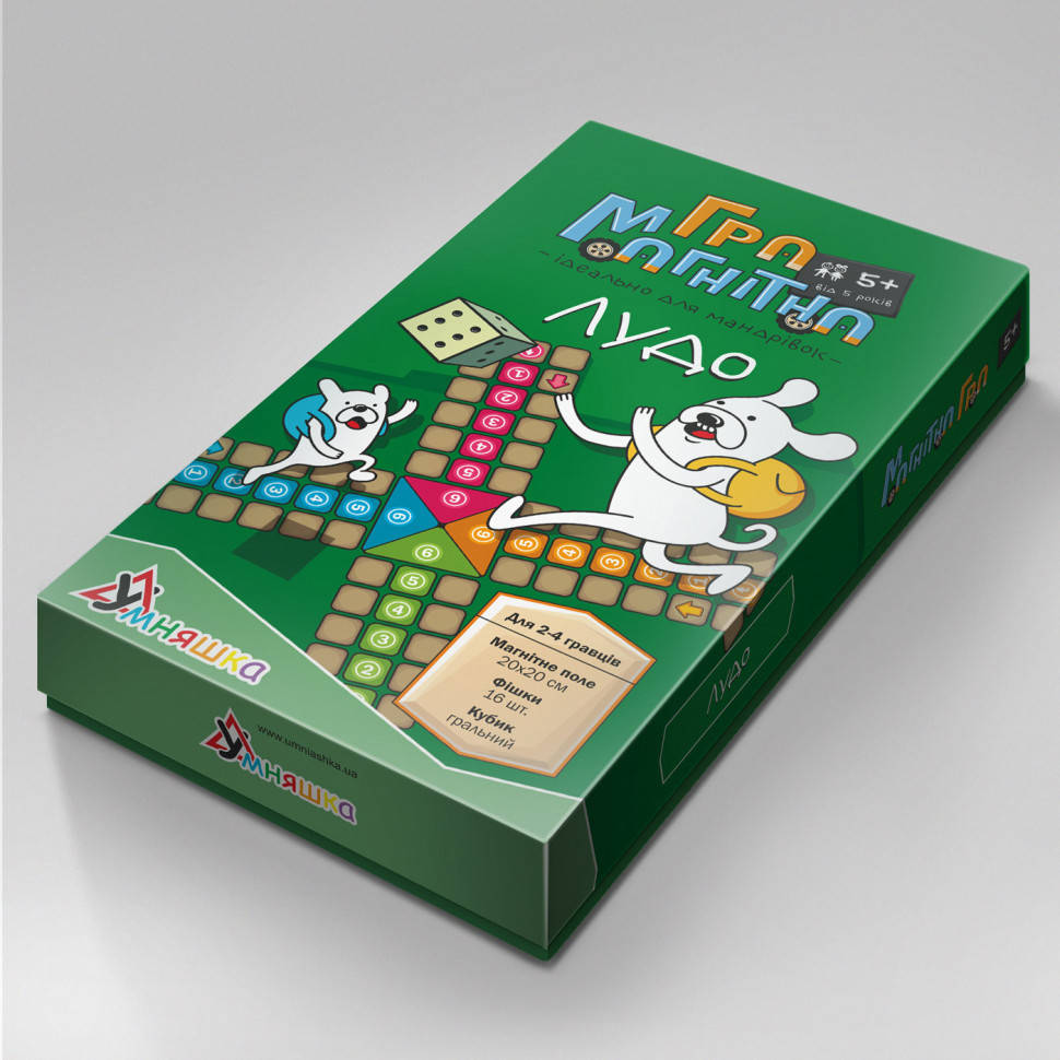 

Детская настольная игра магнитная "Лудо" 1463 от 5-ти лет