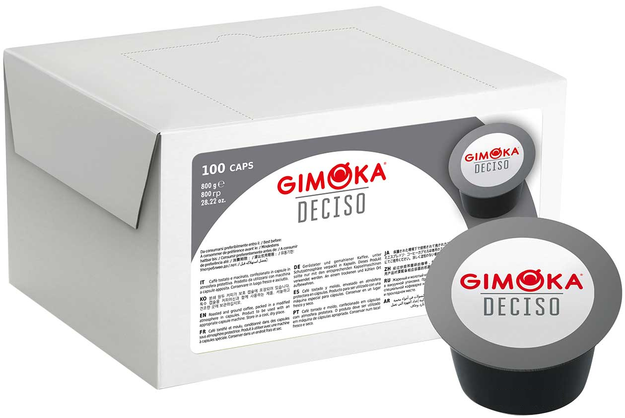 

Уценка! Кофе в капсулах Lavazza BLUE Gimoka Deciso 100 шт Италия Лавацца Блю
