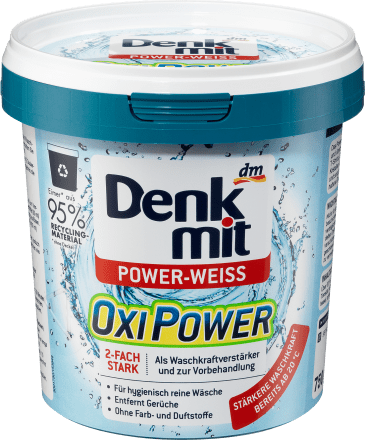 

Пятновыводитель DENKMIT Oxi Power White 750г
