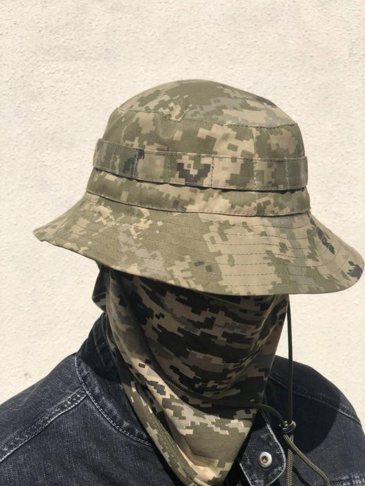 

Военная тактическая панама пиксель XXL