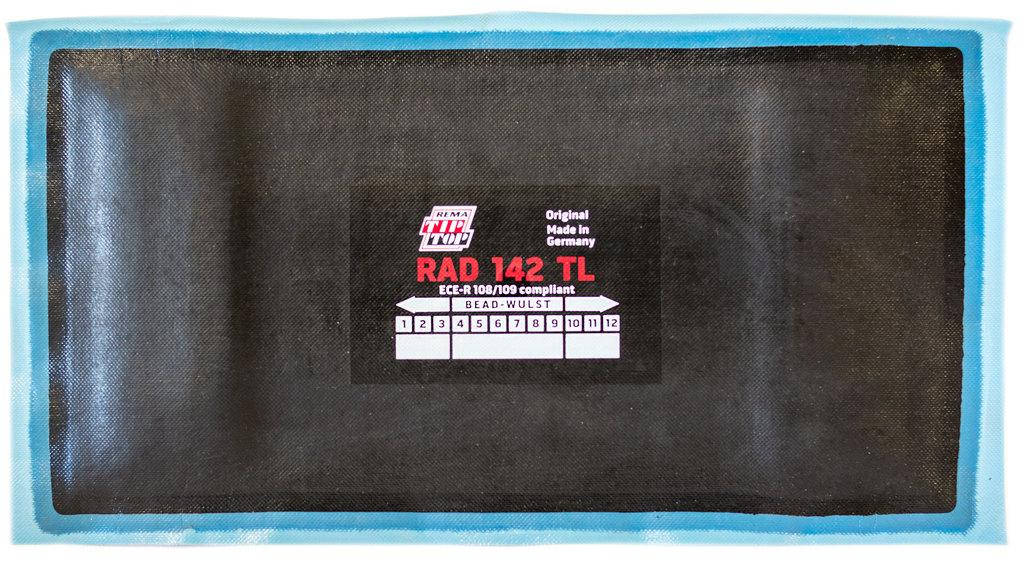 

Латка кордовая 130 х 260 мм ТІР ТОР 142TL (4 слоя)