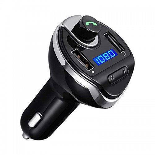 

Автомобильный fm модулятор трансмиттер X19-ВТ Premium , два USB, Bluetooth