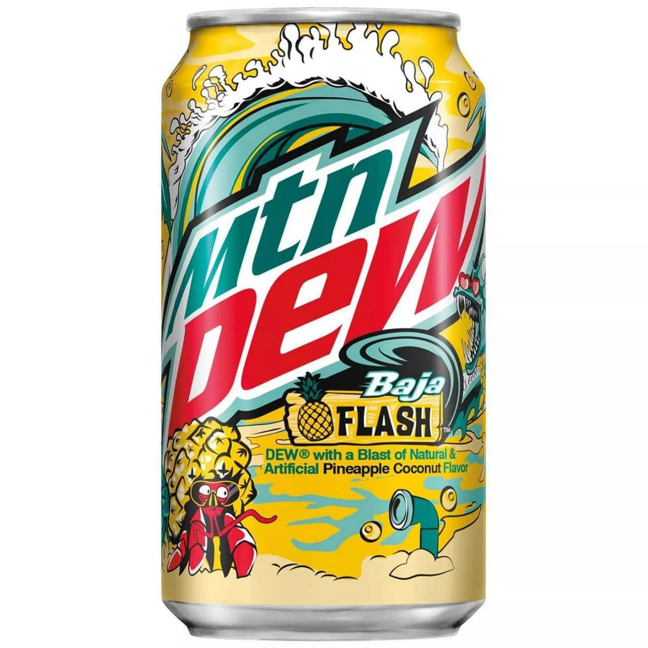 

Газировка Mountain Dew Baja Flash Soda 355ml