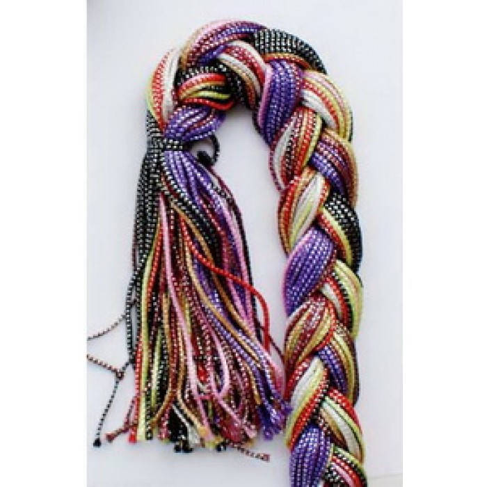 

Нить Коса цветная (0,7метра -90шт)