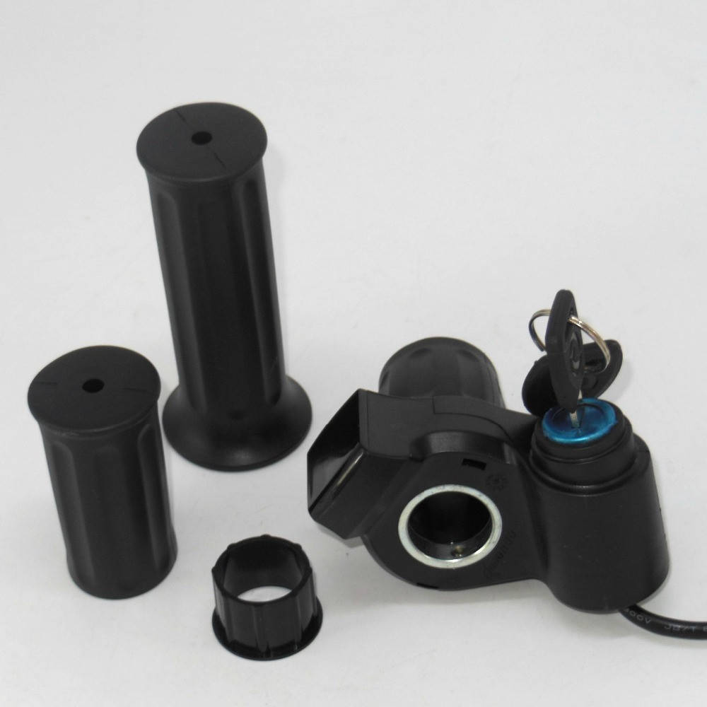 

Ручка газа половинка для электровелосипеда 12-72V с ключем и вольтметром