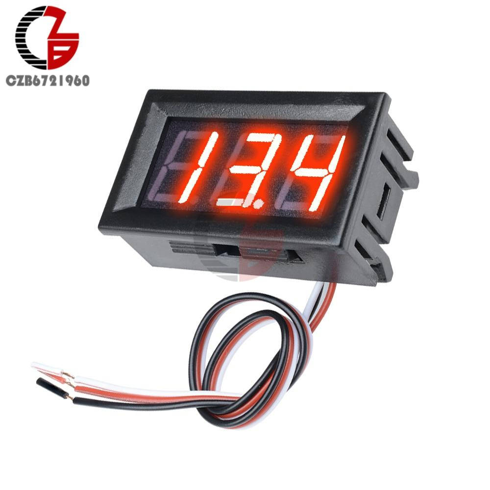 

Светодиодный цифровой Вольтметр постоянного тока DC 0-100V