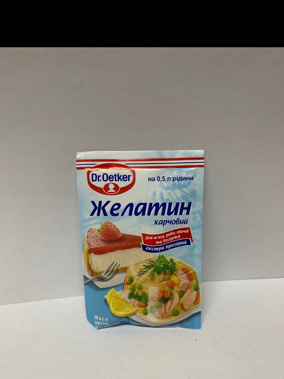 

Желатин пищевой 9 гр. ТМ “Dr. Oetker "