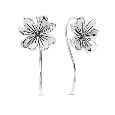 

Серебряные серьги Pandora «Клевер» 297908CZ