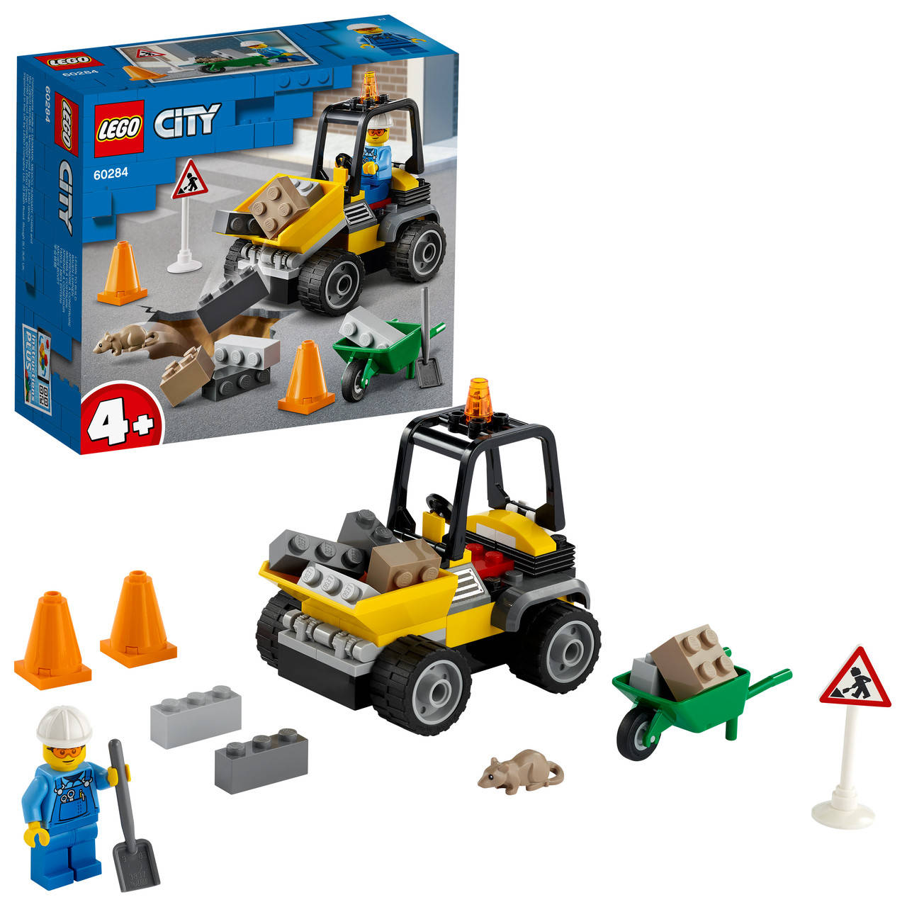 

Конструктор LEGO Пікап для дорожніх робіт 60284, Разные цвета