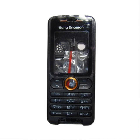 

Sony Ericsson W200 корпус панель клавиатура, Черный