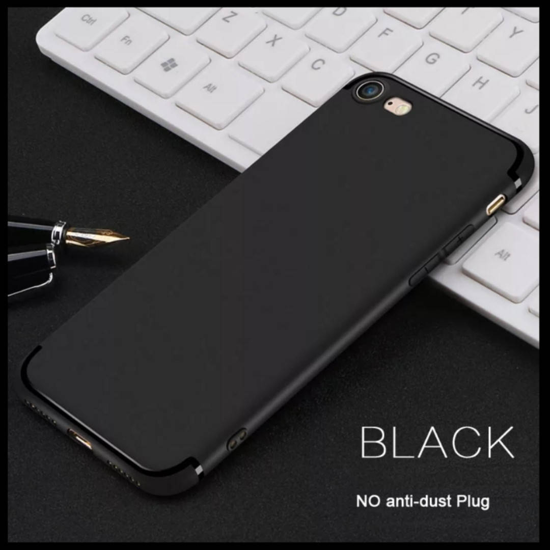 

Тонкий матовый чехол бампер типа "cafele" для айфон iphone 7 8 se 2020, Черный