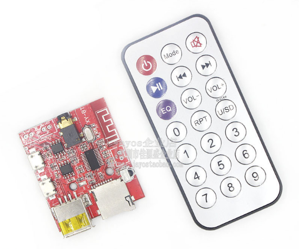 

Bluetooth звуковой модуль mp3, декодер, Micro SD / USB + Пульт