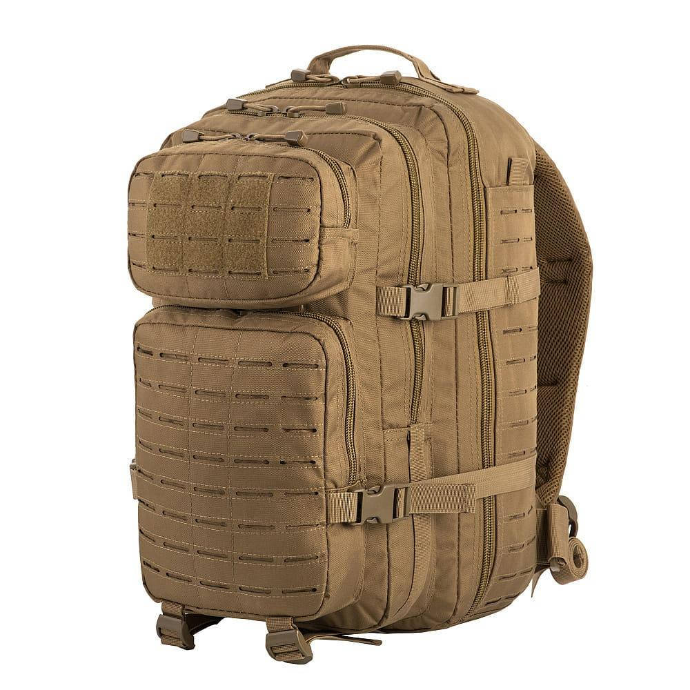 

Тактический рюкзак M-Tac ASSAULT PACK Laser Cut 36 л Militarny Tan, Бежевый