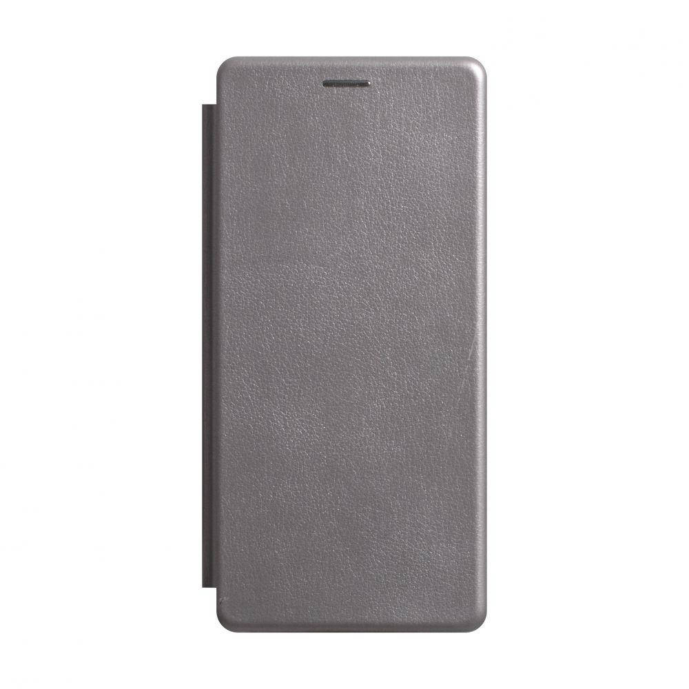 

Чехол книжка для Xiaomi Redmi Note 8 Pro Редми нот 8 про с магнитом и отделом для карт, Темно-серый
