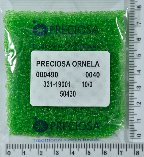 

Бисер PRECIOSA №10/0 прозрачн №50430 пакет 50 грамм уп=1пакет